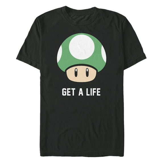 Men's Nintendo Mario Get a Life Graphic T-Shirt