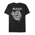 thumbnail image 1 of Men's Nintendo Mario  Graphic Tee Black 4X Large, 1 of 4