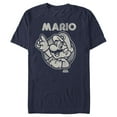 thumbnail image 1 of Men's Nintendo Mario  Graphic Tee Navy Blue Small, 1 of 4