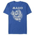 thumbnail image 1 of Men's Nintendo Mario  Graphic Tee Royal Blue X Large, 1 of 4