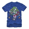 thumbnail image 1 of Men's Nintendo Mario Group Jump Graphic Tee Royal Heather 2X Large, 1 of 9
