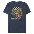 thumbnail image 1 of Men's Nintendo Mario Kart Cast Collage  Graphic Tee Navy Blue Heather X Large, 1 of 3