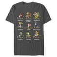 thumbnail image 1 of Men's Nintendo Mario Kart Cast  Graphic Tee Charcoal Small, 1 of 4