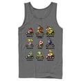 thumbnail image 1 of Men's Nintendo Mario Kart Cast  Tank Top Charcoal Medium, 1 of 3