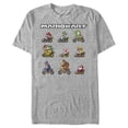 thumbnail image 1 of Men's Nintendo Mario Kart Character Panel  Graphic Tee Athletic Heather Medium, 1 of 4