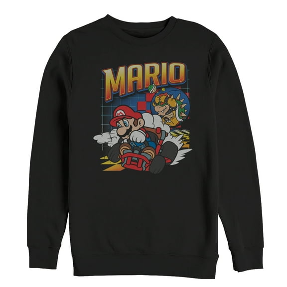 Men's Nintendo Mario Kart Winner  Sweatshirt Black Large