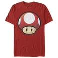thumbnail image 1 of Men's Nintendo Mario Mushroom  Graphic Tee Red X Large, 1 of 4