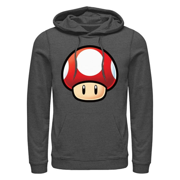 Men's Nintendo Mario Mushroom Pull Over Hoodie