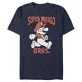 thumbnail image 1 of Men's Nintendo Mario Profile Drawing  Graphic Tee Navy Blue Medium, 1 of 4
