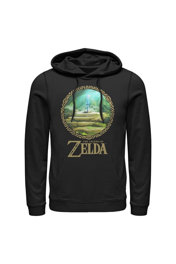 Men's Nintendo Master Sword Scene  Pull Over Hoodie