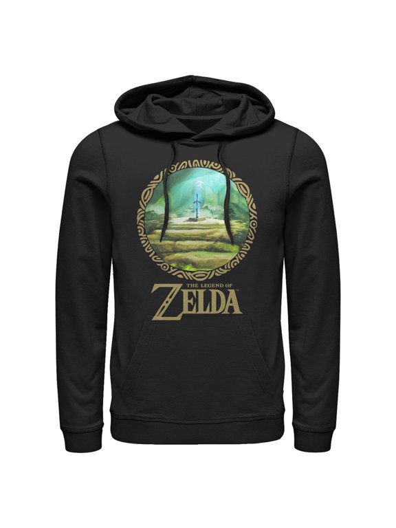 Men's Nintendo Master Sword Scene Pull Over Hoodie