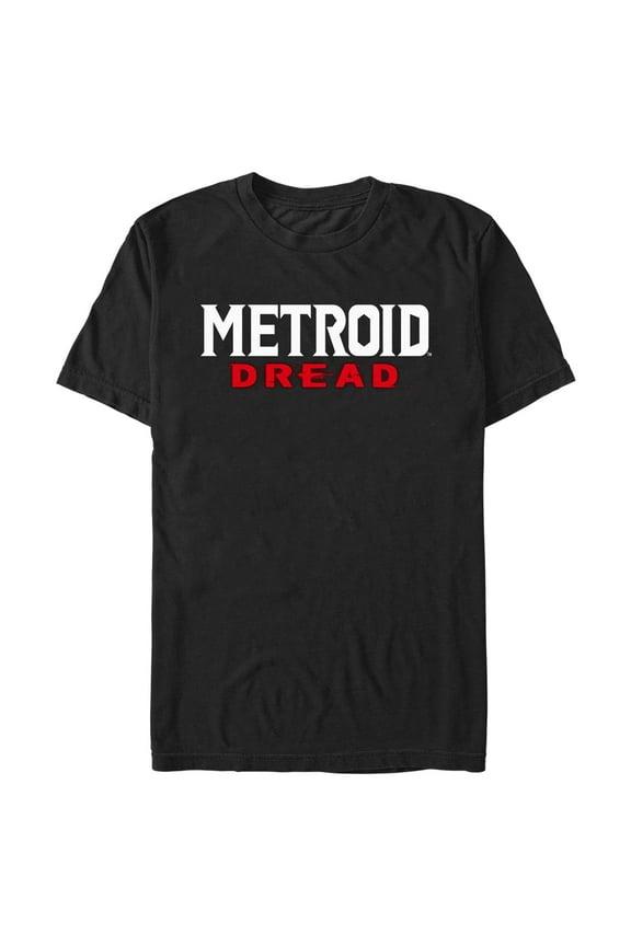 Men's Nintendo Metroid Dread Logo Graphic Tee Black 3X Large
