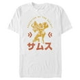 thumbnail image 1 of Men's Nintendo Metroid Samus Protector of the Universe Kanji  Graphic Tee White Small, 1 of 4