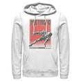 thumbnail image 1 of Men's Nintendo Metroid Samus Returns Poster  Pull Over Hoodie White X Large, 1 of 3