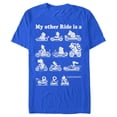 thumbnail image 1 of Men's Nintendo My Other Ride is Mario Kart Graphic Tee Royal Blue Small, 1 of 4