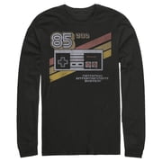 Men's Nintendo NES 85 Controller Long Sleeve Shirt Black X Large