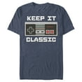 thumbnail image 1 of Men's Nintendo NES Classic Controller Graphic Tee Navy Blue Heather Medium, 1 of 8