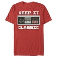 thumbnail image 1 of Men's Nintendo NES Classic Controller Graphic Tee Red X Large, 1 of 4