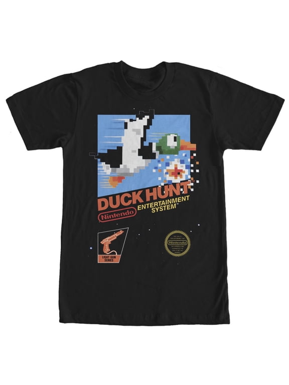 Men's Nintendo NES Duck Hunt Graphic Tee Black X Large