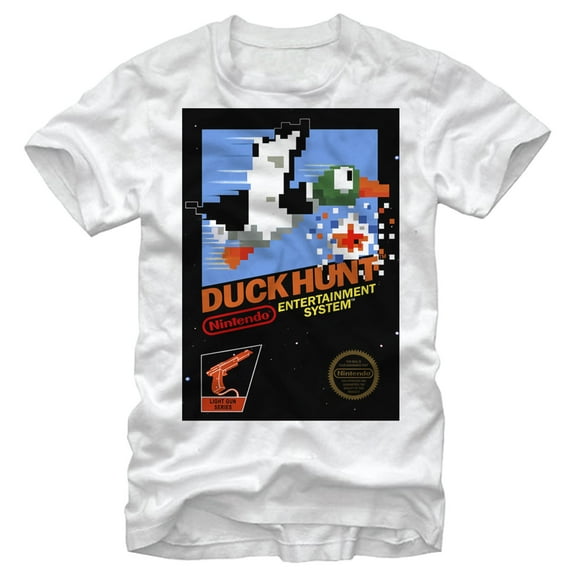 Men's Nintendo NES Duck Hunt Graphic Tee White Small