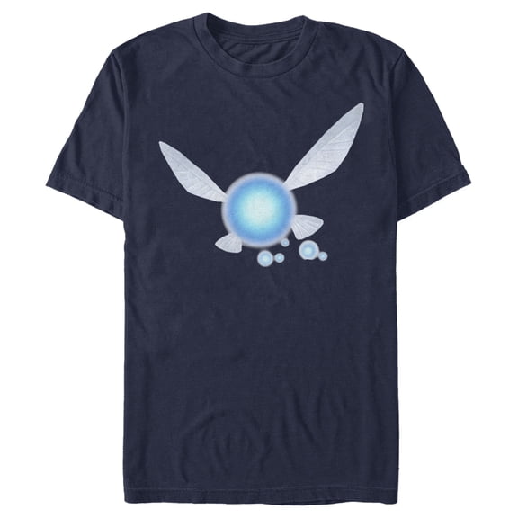 Men's Nintendo Navi Portrait  Graphic Tee Navy Blue Small