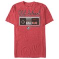 thumbnail image 1 of Men's Nintendo Old School NES Controller  Graphic Tee Red Heather Large, 1 of 4