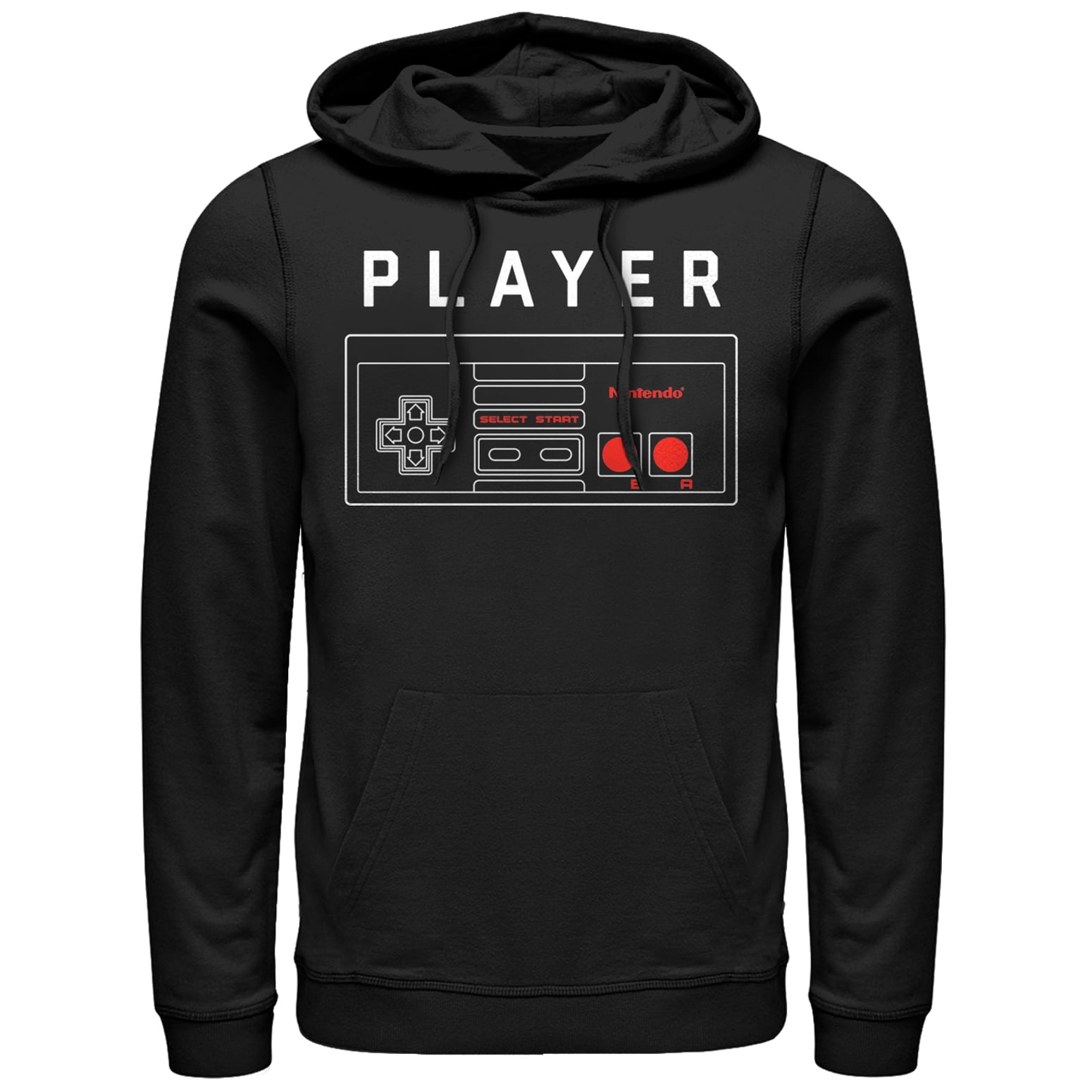 Men s Nintendo Super Mario Bros Character Guide Pull Over Hoodie Black X Large Walmart