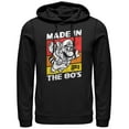 thumbnail image 1 of Men's Nintendo Raccoon Mario Made in the 80's  Pull Over Hoodie Black X Large, 1 of 4
