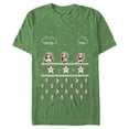 thumbnail image 1 of Men's Nintendo Retro Pixelated Super Mario Screen  Graphic Tee Kelly Heather X Large, 1 of 3
