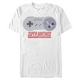thumbnail image 1 of Men's Nintendo SNES Controller Graphic Tee White 2X Large, 1 of 4