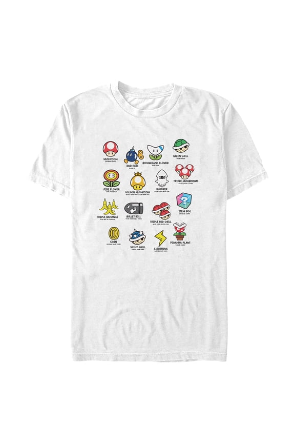 Men's Nintendo Special Power-Ups  Graphic T-Shirt