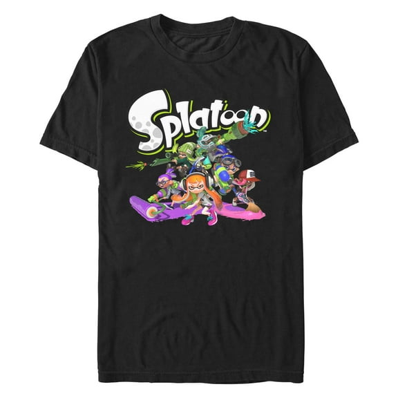 Men's Nintendo Splatoon Inkling Heroes  Graphic T-Shirt