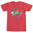 thumbnail image 1 of Men's Nintendo Splatoon Inkling Humanoid  Graphic Tee Red Large, 1 of 4