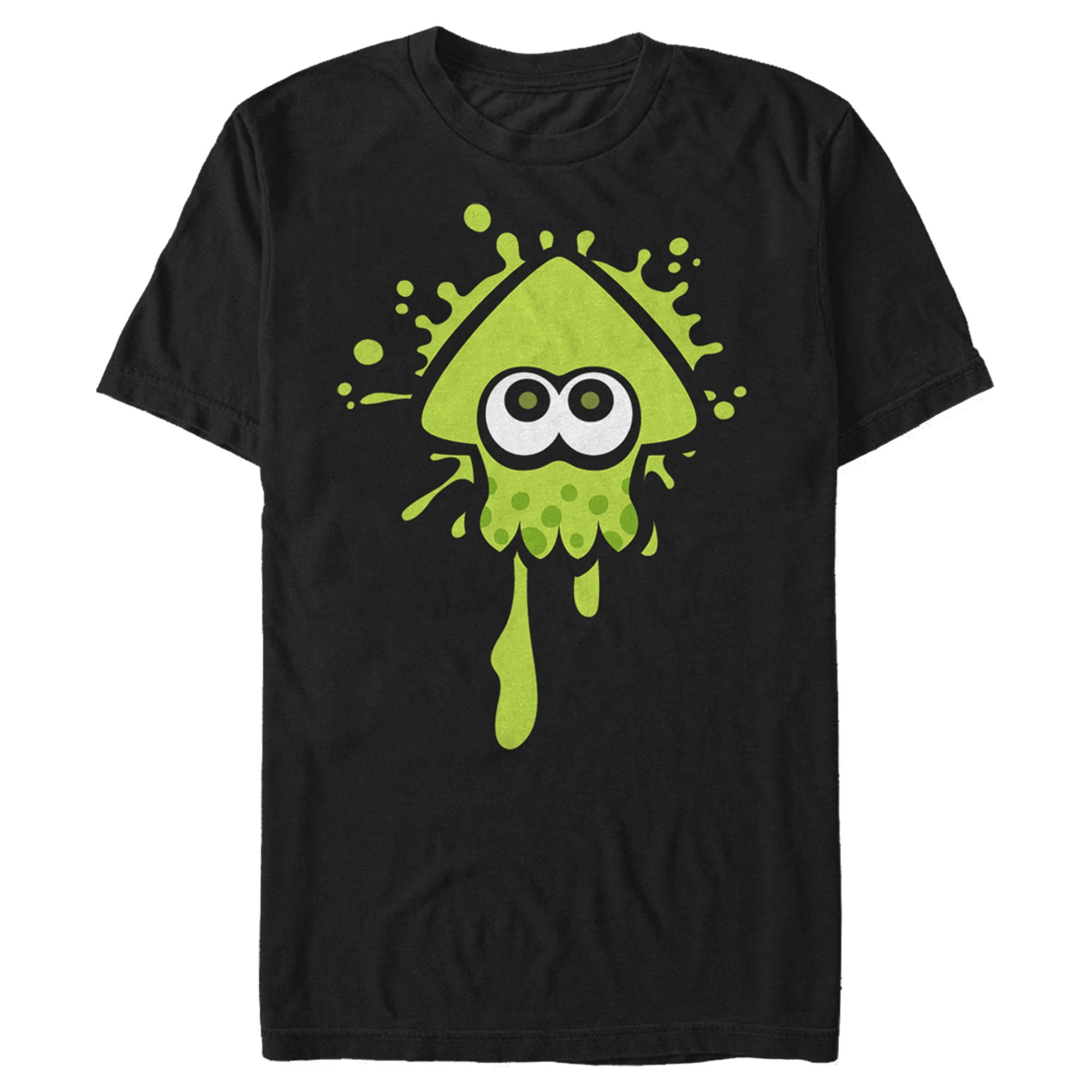 Men's Nintendo Splatoon Inkling Squid Graphic Tee Black Small - Walmart.com