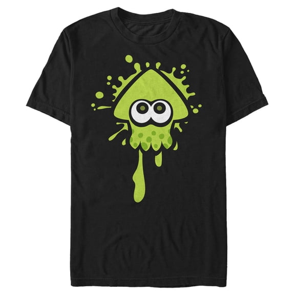 Men's Nintendo Splatoon Inkling Squid Graphic Tee Black Small