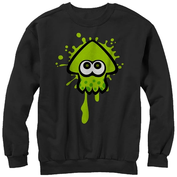Men's Nintendo Splatoon Inkling Squid Sweatshirt Black 2X Large