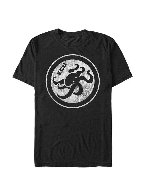 Men's Nintendo Splatoon Octopus Symbol  Graphic Tee Black 5X Large