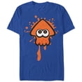 thumbnail image 1 of Men's Nintendo Splatoon Orange Inkling Squid  Graphic Tee Royal Small, 1 of 4
