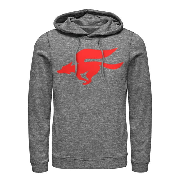 Men's Nintendo Star Fox Logo Pull Over Hoodie Charcoal Heather Large