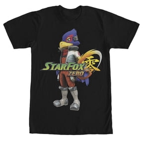 Men's Nintendo Star Fox Zero Falco Lombardi Graphic Tee Black Small