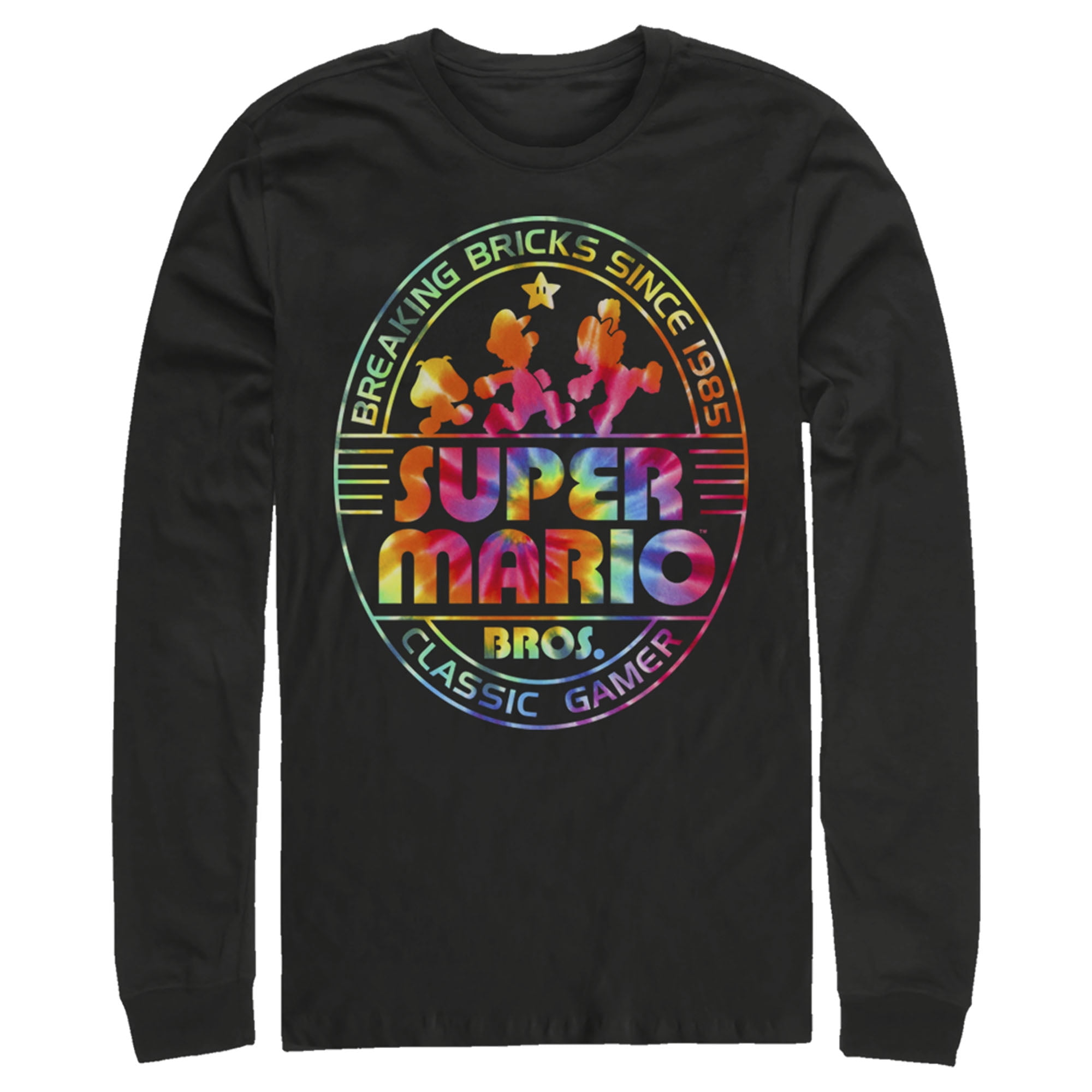 super mario tie dye shirt