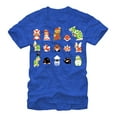 thumbnail image 1 of Men's Nintendo Super Mario Bros Crew  Graphic Tee Royal Heather X Large, 1 of 4