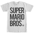 thumbnail image 1 of Men's Nintendo Super Mario Bros  Graphic Tee White 2X Large, 1 of 4
