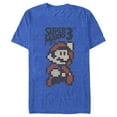 thumbnail image 1 of Men's Nintendo Super Mario Cartridge Cover  Graphic Tee Royal Blue Heather 2X Large, 1 of 4