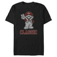 thumbnail image 1 of Men's Nintendo Super Mario Classic Peace Sign  Graphic Tee Black Small, 1 of 4