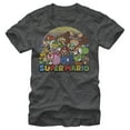thumbnail image 1 of Nintendo Super Mario Men's Graphic Tee, Charcoal Heather, 1 of 4