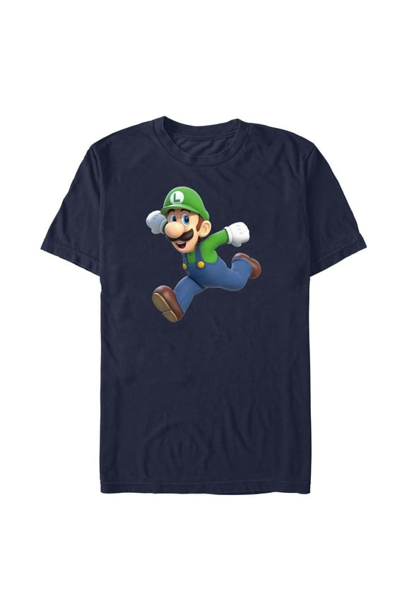 Men's Nintendo Super Mario Luigi Run Graphic T-Shirt