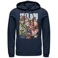 thumbnail image 1 of Men's Nintendo Super Mario Party  Pull Over Hoodie Navy Blue Medium, 1 of 4