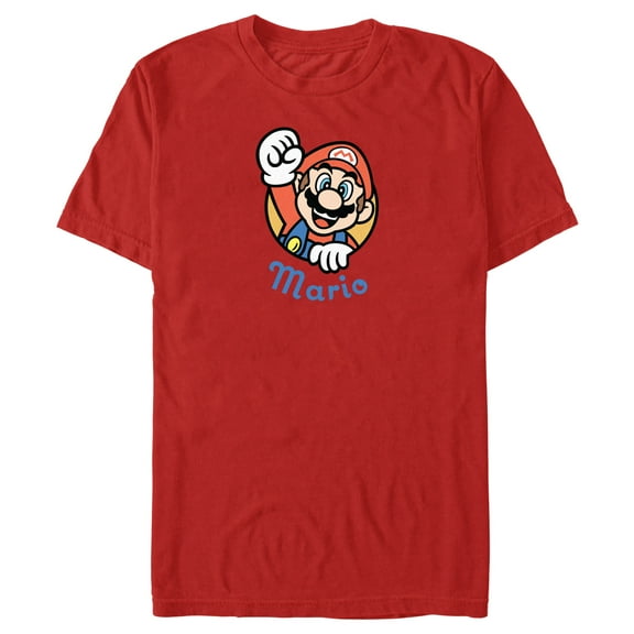 Men's Nintendo Super Mario Portrait  Graphic T-Shirt