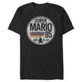 thumbnail image 1 of Men's Nintendo Super Mario Retro Rainbow Ring  Graphic Tee Black 2X Big Tall, 1 of 3